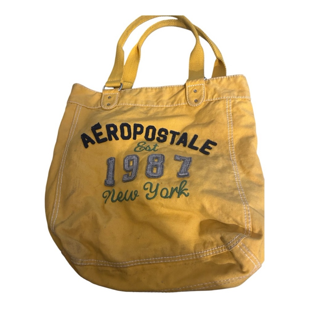 Aeropostale gold/yellow school/work bag tote. Great used condition